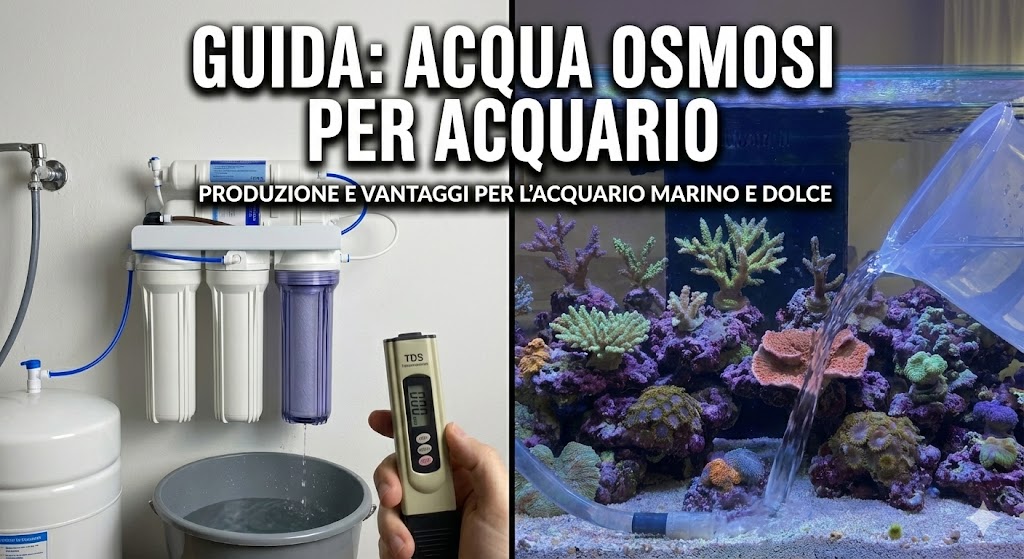 Impianto acqua osmosi per acquario