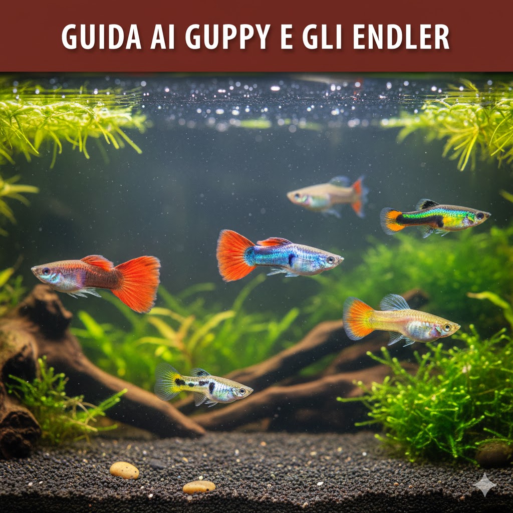 Pesci colorati in un acquario.