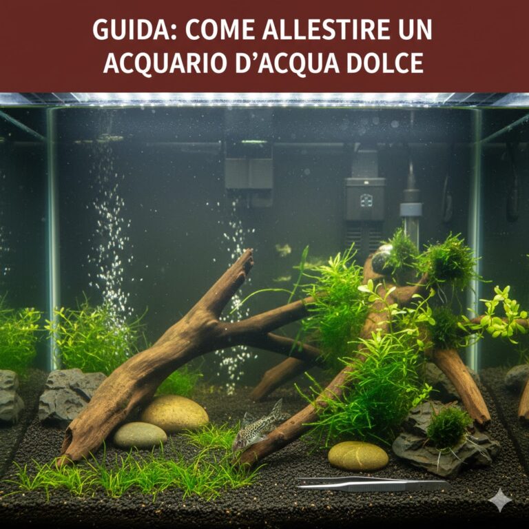 Come allestire acquario dolce da zero senza errori