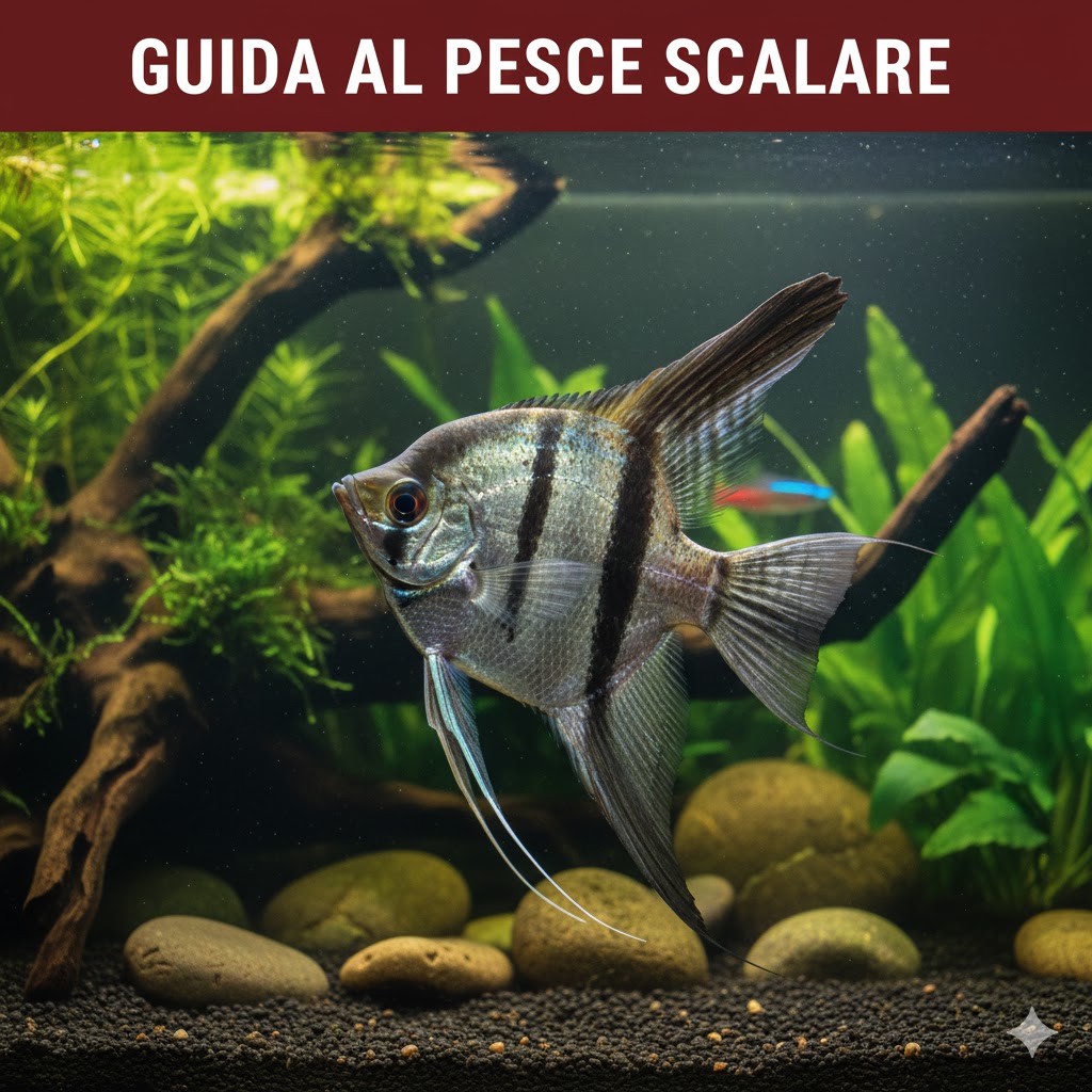 Pesce angelo in un acquario